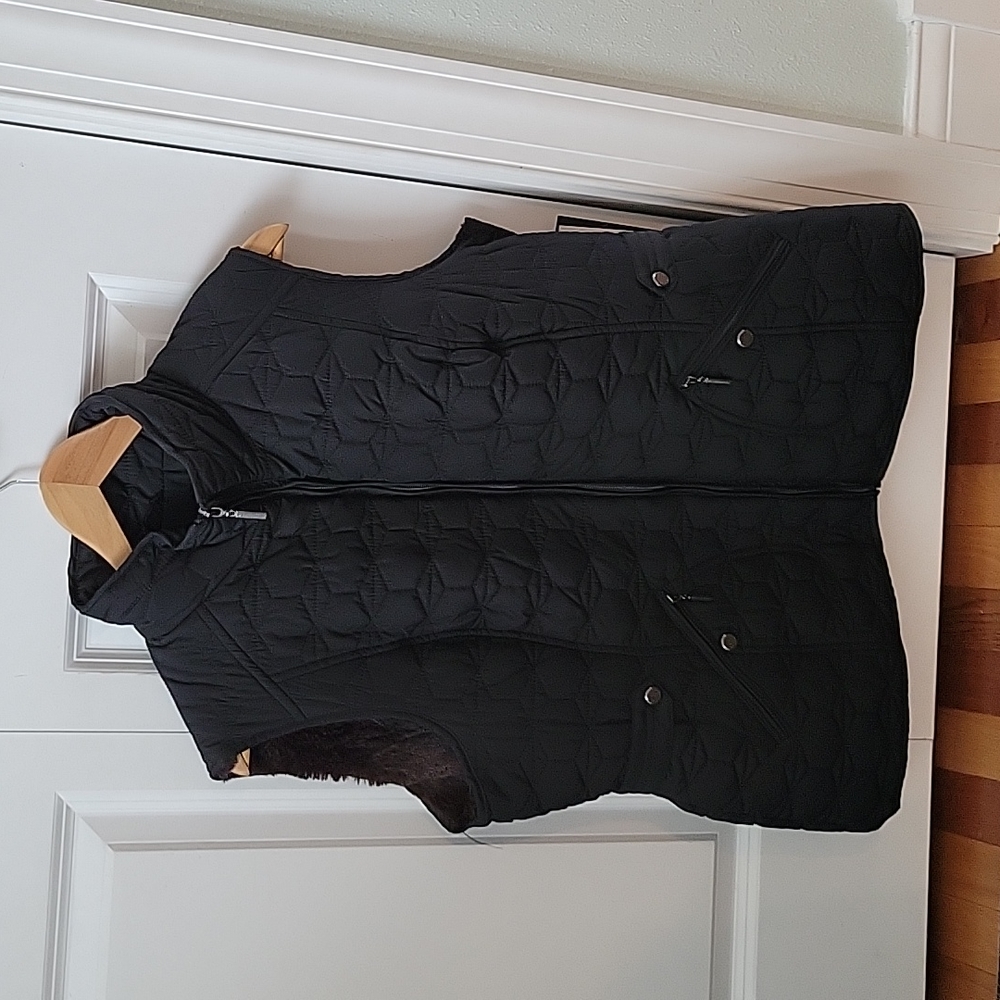 Ladies' Weatherproof Faux Fur Lined Vest